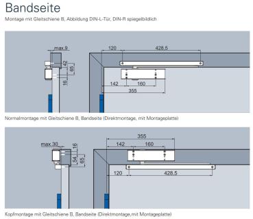 ECO Gleitschienenschließer TS 41 – EN 1-4